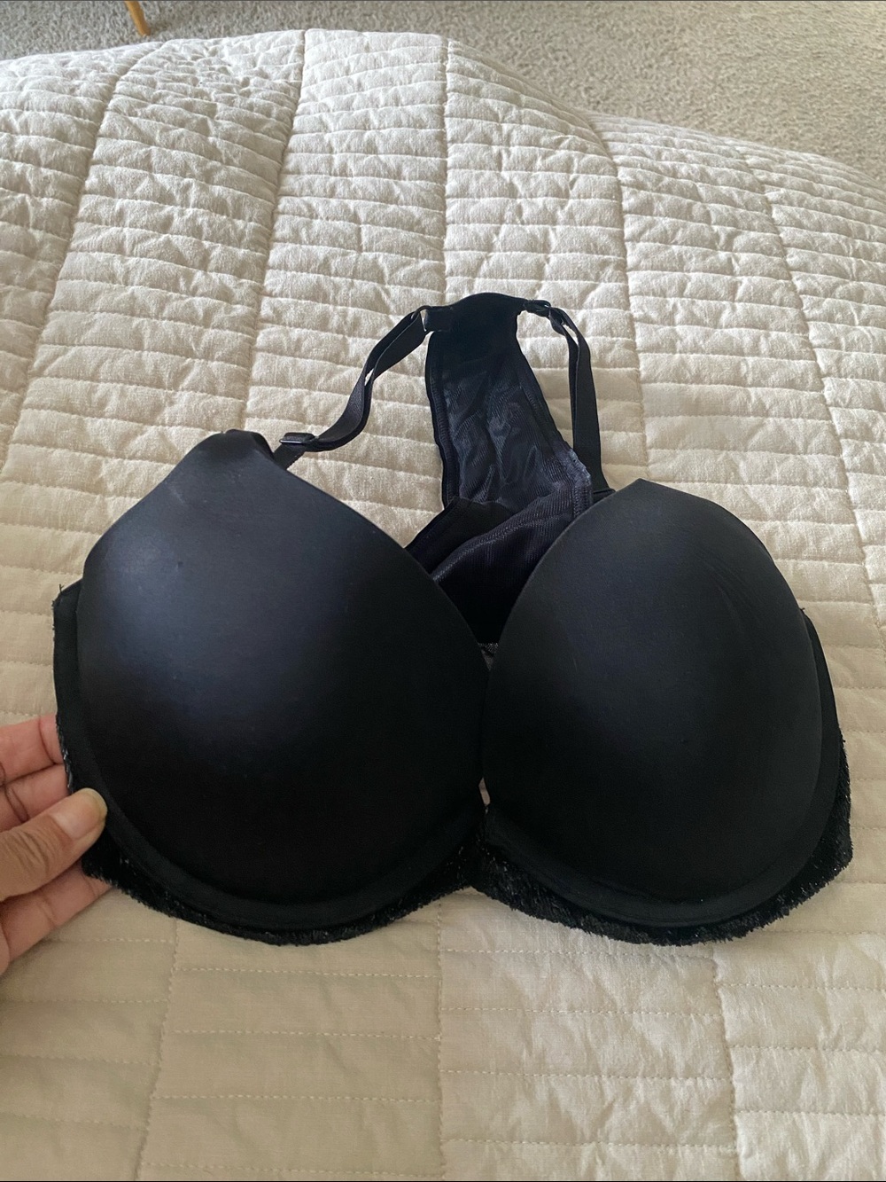 Victoria's Secret Black Padded Bra with Racerback